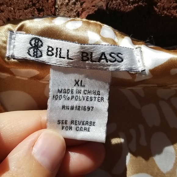 Bill Blass Sz XL VGUC Blouse Silky - Picture 2 of 6
